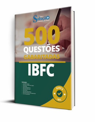 Caderno de Questões IBFC - 500 Questões Gabaritadas - Imagem 1