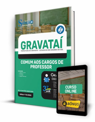 Apostila Prefeitura de Gravataí - RS - Comum aos Cargos de Professor - Imagem 1