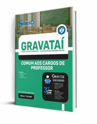 Apostila Prefeitura de Gravataí - RS - Comum aos Cargos de Professor - Imagem 2