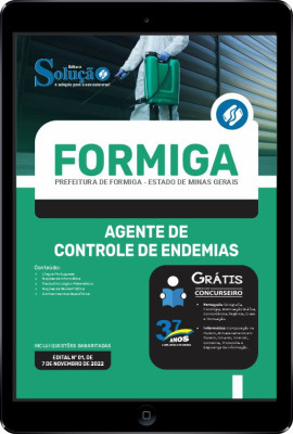 Apostila Prefeitura de Formiga - MG em PDF - Agente de Controle de Endemias - Imagem 1