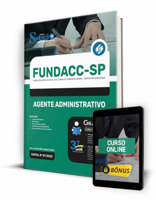 Apostila FUNDACC-SP - Agente Administrativo - Imagem 1