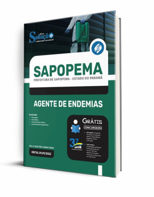 Apostila Prefeitura de Sapopema - PR - Agente de Endemias - Imagem 2