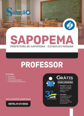 Apostila Prefeitura de Sapopema - PR - Professor - Imagem 3