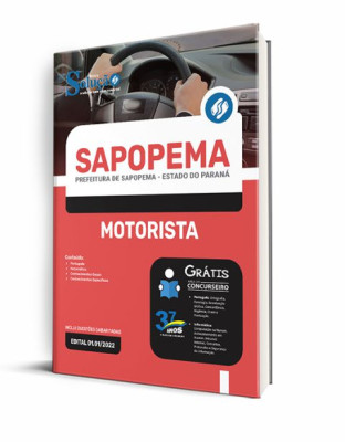 Apostila Prefeitura de Sapopema - PR - Motorista - Imagem 2