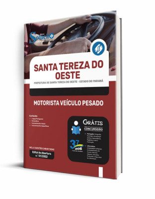 Apostila Prefeitura de Santa Tereza do Oeste - PR - Motorista Veículo Pesado - Imagem 2