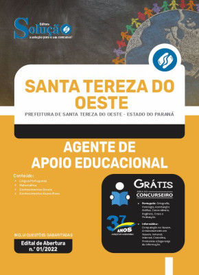 Apostila Prefeitura de Santa Tereza do Oeste - PR - Agente de Apoio Educacional - Imagem 3