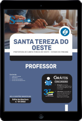 Apostila Prefeitura de Santa Tereza do Oeste - PR em PDF - Professor - Imagem 1