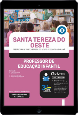 Apostila Prefeitura de Santa Tereza do Oeste - PR em PDF - Professor de Educação Infantil - Imagem 1