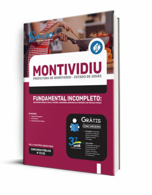 Apostila Prefeitura de Montividiu - GO - Fundamental Incompleto: Auxiliar de Serviços Gerais, Coveiro, Cozinheira, Merendeira e Motorista de Veículo Pesado - Imagem 2