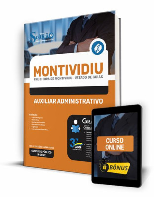 Apostila Prefeitura de Montividiu - GO - Auxiliar Administrativo - Imagem 1