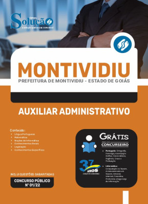 Apostila Prefeitura de Montividiu - GO - Auxiliar Administrativo - Imagem 3