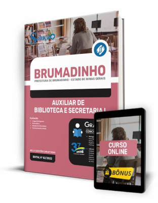 Apostila Prefeitura de Brumadinho - MG - Auxiliar de Biblioteca e Secretaria I - Imagem 1