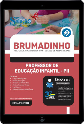 Apostila Prefeitura de Brumadinho - MG em PDF - Professor de Educação Infantil - PII - Imagem 1