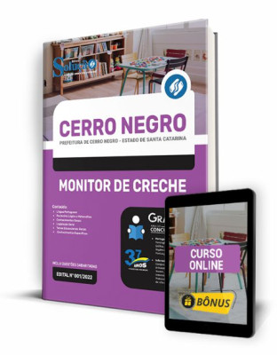 Apostila Prefeitura de Cerro Negro - SC - Monitor de Creche - Imagem 1