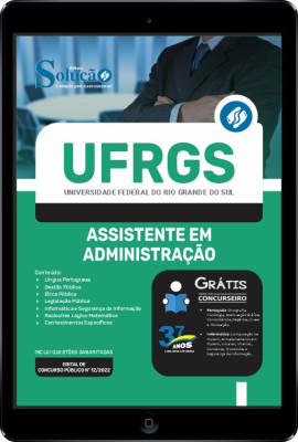 Apostila UFRGS em PDF - Assistente em Administração - Imagem 1