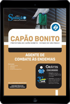 Apostila Prefeitura de Capão Bonito - SP em PDF - Agente de Combate às Endemias - Imagem 1