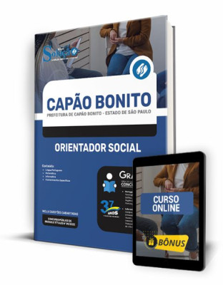 Apostila Prefeitura de Capão Bonito - SP - Orientador Social - Imagem 1