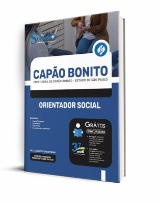 Apostila Prefeitura de Capão Bonito - SP - Orientador Social - Imagem 2