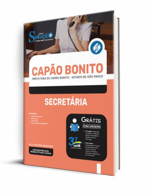 Apostila Prefeitura de Capão Bonito - SP - Secretária - Imagem 2