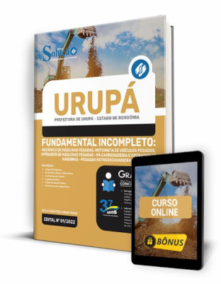 Apostila Prefeitura de Urupá - RO - Fundamental Incompleto