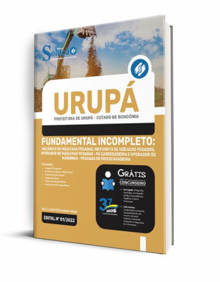 Apostila Prefeitura de Urupá - RO - Fundamental Incompleto - Imagem 2