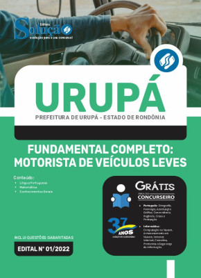 Apostila Prefeitura de Urupá - RO - Fundamental Completo - Imagem 3