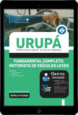 Apostila Prefeitura de Urupá - RO em PDF - Fundamental Completo - Imagem 1