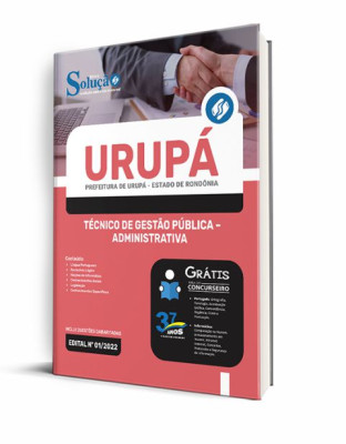 Apostila Prefeitura de Urupá - RO - Técnico de Gestão Pública - Administrativa - Imagem 2