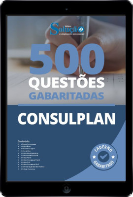 Caderno de Questões CONSULPLAN em PDF - 500 Questões Gabaritadas - Imagem 1