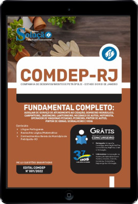 Apostila COMDEP-RJ em PDF - Fundamental Completo - Imagem 1