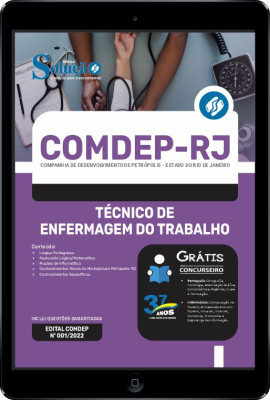 Apostila COMDEP-RJ em PDF - Técnico de Enfermagem do Trabalho - Imagem 1