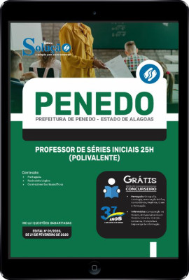 Apostila Prefeitura de Penedo - AL em PDF - Professor de Séries Iniciais 25h (Polivalente) - Imagem 1