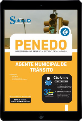 Apostila Prefeitura de Penedo - AL em PDF - Agente Municipal de Trânsito - Imagem 1