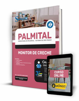 Apostila Prefeitura de Palmital - SP - Monitor de Creche - Imagem 1