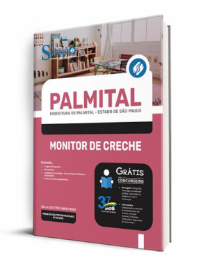 Apostila Prefeitura de Palmital - SP - Monitor de Creche - Imagem 2