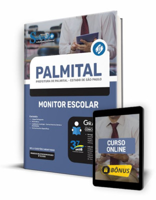 Apostila Prefeitura de Palmital - SP - Monitor Escolar - Imagem 1