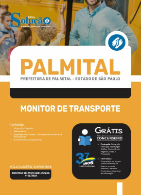 Apostila Prefeitura de Palmital - SP - Monitor de Transporte - Imagem 3