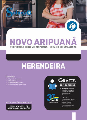 Apostila Prefeitura de Novo Aripuanã - AM - Merendeira - Imagem 3