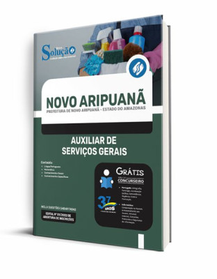 Apostila Prefeitura de Novo Aripuanã - AM - Auxiliar de Serviços Gerais - Imagem 2