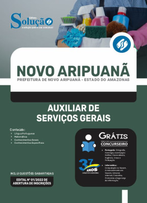 Apostila Prefeitura de Novo Aripuanã - AM - Auxiliar de Serviços Gerais - Imagem 3