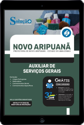 Apostila Prefeitura de Novo Aripuanã - AM em PDF - Auxiliar de Serviços Gerais - Imagem 1