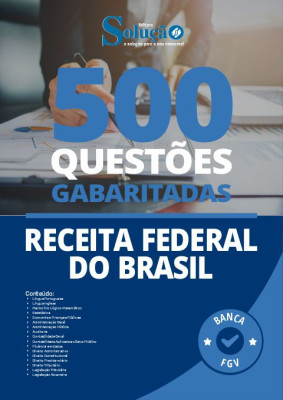 Caderno de Questões Receita Federal - 500 Questões Gabaritadas - Imagem 2