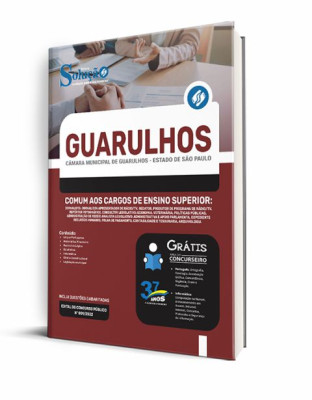 Apostila Câmara de Guarulhos - SP - Comum aos Cargos de Ensino Superior - Imagem 2