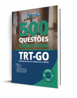 Caderno de Questões TRT-GO - Técnico Judiciário - Área Administrativa - 500 Questões Gabaritadas - Imagem 1