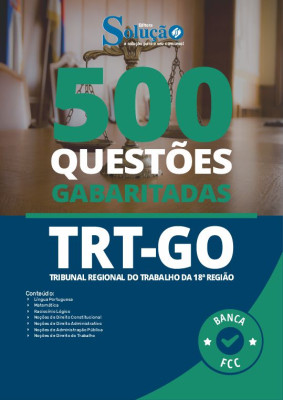 Caderno de Questões TRT-GO - Técnico Judiciário - Área Administrativa - 500 Questões Gabaritadas - Imagem 2