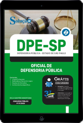 Apostila DPE-SP em PDF - Oficial de Defensoria Pública - Imagem 1