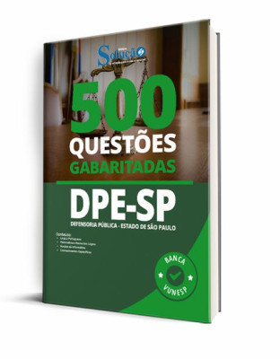 Caderno de Questões DPE-SP - 500 Questões Gabaritadas - Imagem 1