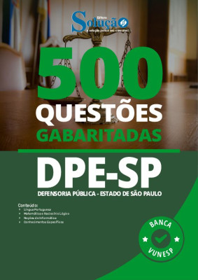 Caderno de Questões DPE-SP - 500 Questões Gabaritadas - Imagem 2