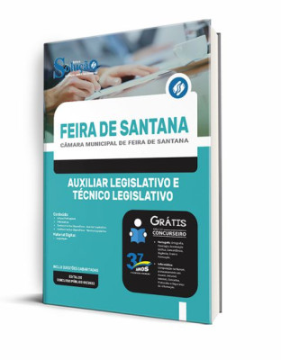 Apostila Câmara de Feira de Santana - BA - Auxiliar Legislativo e Técnico Legislativo - Imagem 2