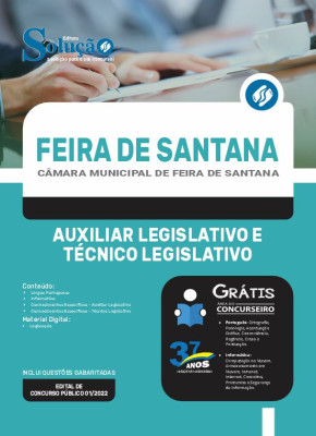 Apostila Câmara de Feira de Santana - BA - Auxiliar Legislativo e Técnico Legislativo - Imagem 3